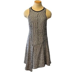 Derek Lam 10 Crosby Pattern Asymmetric Mini Dress, size 6